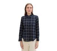 TOM TAILOR 1043213 Blusas, 35889-Delicate Navy Check Design, 40 Mujeres
