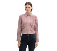 TOM TAILOR 1043213 Camisa con Estampado, 36553-Contemporary Red Check, 36 Mujeres