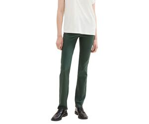 TOM TAILOR 1043262 Alexa Straight Jeans, 10771-Dark Pine Green, 28W / 30L para Mujer