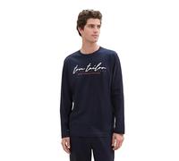 TOM TAILOR 1043277 Camiseta de Manga Larga, Sky Captain Blue 10668-Juego de Mesa [Importado de Alemania], XXL Hombres
