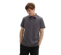 TOM TAILOR 1043721 Polo básico de piqué con Logotipo Impreso, Tarmac 10899-Juego de Mesa [Importado de Alemania], S Hombres