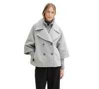 TOM TAILOR 1043723 Chaqueta, 21373-Medium Silver Grey Melange, XL Mujeres