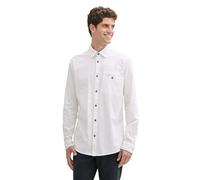 TOM TAILOR 1043804 Camisa, 20000-White, XL Hombres