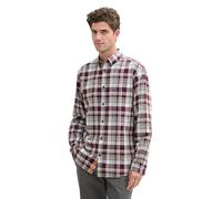 TOM TAILOR 1043818 Camisa de Corte Regular a Cuadros, 36706-gipsy Purple Check, M Hombres