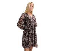 TOM TAILOR 1043882 Vestido, 36557-Neutral Watercolor Squares, 38 para Mujer