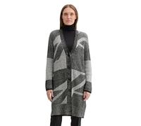 TOM TAILOR 1044071 Cárdigan de Punto, 37004-black Plaited Structure Knit, L para Mujer