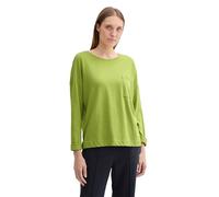 TOM TAILOR 1044140 Manga Larga de Corte Holgado con Bolsillo en el Pecho, 26778-Pea Green, L Mujeres