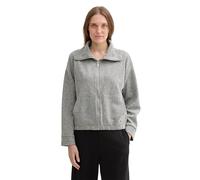 TOM TAILOR 1044252 Chaqueta Deportiva, 36596 - Boucle de Piedra Gris, M para Mujer