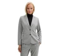 TOM TAILOR 1044342 Americana de Jacquard, 36989-white Black Mini Pepita, XXL Mujeres