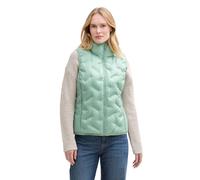 TOM TAILOR 1044394 Chaleco Mujer, 22577 - Dust Green, L