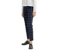 TOM TAILOR 1044864 MIA Slim Fit Pantalón, 35889-Delicate Navy Check Design, 34W / 30L Mujeres