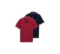 TOM TAILOR 1044879 Polo, 35930-Deep Red, L Hombres