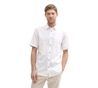 TOM TAILOR 1045098 Camisa, 20000-White, XL Hombres
