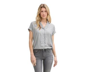 TOM TAILOR 1045239 Blusas, 35912-navy White Thin Stripe, 36 Mujeres