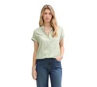 TOM TAILOR 1045239 Blusas, 37432-true Green White Thin Stripe, 42 Mujeres