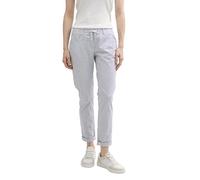 TOM TAILOR 1045421 Pantalón, 37464-navy Irregular Woven Stripe, 38W / 28L Mujeres