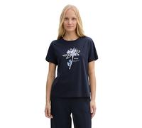 TOM TAILOR 1045534 Camiseta, 10360 Real Navy Blue, XL Mujeres