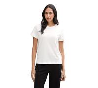 TOM TAILOR 1045543 Camiseta, 10315 Whisper White-Juego de Mesa [Importado de Alemania], XS Mujeres