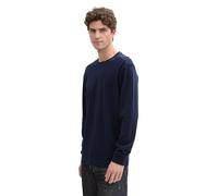 TOM TAILOR 1045637 Camiseta de Manga Larga, Sky Captain Blue 10668-Juego de Mesa [Importado de Alemania], L Hombres