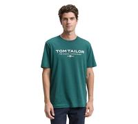 TOM TAILOR 1045773 Camiseta, 14171-Jasper Green, XL Hombres