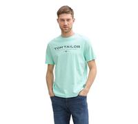 TOM TAILOR 1045773 Camiseta, 37105-bright Mint Green, M Hombres