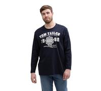 TOM TAILOR 1045905 Camiseta de Manga Larga, 10668-sky Captain Blue, 4XL Hombres
