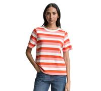 TOM TAILOR 1045964 Camiseta, 37818 Red Rosewood Stripe, M Mujeres