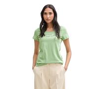 TOM TAILOR 1046326 Camiseta, 37116-True Green, L Mujeres