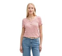 TOM TAILOR 1046403 Camiseta, 38004-Red Tile Minimal, 3XL Mujeres