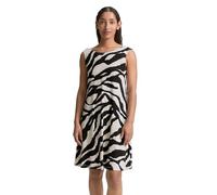 TOM TAILOR 1046487 Vestido, 38070-Abstract Beige Zebra, 36 Mujeres
