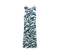 TOM TAILOR 1046488 Vestido, 38068-Abstract Teal Zebra Print, 32 Mujeres