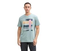TOM Tailor 1046786 Camiseta Hombre, 28129 Light Ice Blue, 3XL