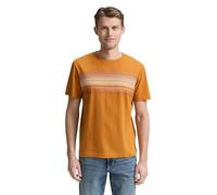 TOM TAILOR 1046798 Camiseta, 10821-Mantequilla de Cacahuete marrón, M Hombres