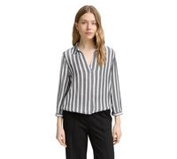 TOM TAILOR 1047179 Blusas, 26940-offwhite Navy Vertical Stripe, 34 Mujeres
