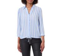 TOM TAILOR 1047179 Blusas, 35221-offwhite Blue Vertical Stripe, 38 Mujeres