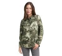 TOM TAILOR 1047586 Blusa de Mujer, 39046-green Brushed Flower Design, 42