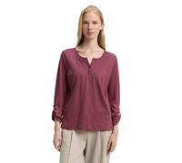 TOM TAILOR 1047729 Camiseta, 38733-berry Bordeaux Vichy Print, XXL Mujeres