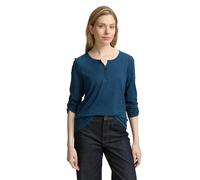 TOM TAILOR 1047729 Camiseta, 38828-Petrol Navy Vichy Print, XXL Mujeres