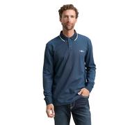 TOM TAILOR 1047798 Polo para Hombre, 39221-navy Denim Blue Two Tone, M