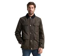 TOM TAILOR 1048278 Chaqueta, 38836-Dark Brown Melange, L Hombres
