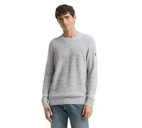 TOM TAILOR 1048814 Suéter pulóver, 39344-light Grey Space Dye, L para Hombre