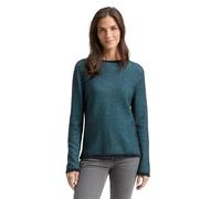 TOM TAILOR 1049152 Suéter pulóver, 39240-teal Stripe with featheryarn, M para Mujer