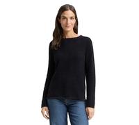 TOM TAILOR 1049152 Suéter pulóver, 39241-Black Stripe with Featheryarn, M para Mujer