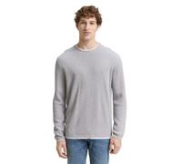 TOM TAILOR 1049409 Suéter pulóver, 15398-Light Stone Grey Melange, XXL para Hombre