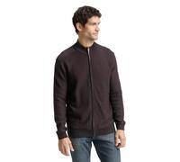 TOM TAILOR 1049482 Suéter cárdigan, 39371-navy Mid Brown Dot Stripe, L para Hombre