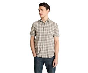 TOM TAILOR 1049591 Camisa, 39687 - Green White Check, L Hombres