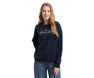 TOM TAILOR 1051680 Sudadera, Sky Captain Blue 10668-Juego de Mesa [Importado de Alemania], 3XL para Mujer