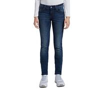 TOM TAILOR 202212 Alexa Slim Vaqueros para Mujer, Azul (10282 - Dark Stone Wash Denim (2)), 27W / 32L