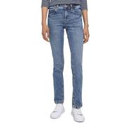 TOM TAILOR 202212 Alexa Straight Vaqueros para Mujer, Azul (10125 - Random Bleached Blue Denim), 33W / 34L