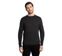 TOM TAILOR 202212 Strickpullover Crewneck Jersey para Hombre, Negro (10617 - Black Grey Melange), XXL